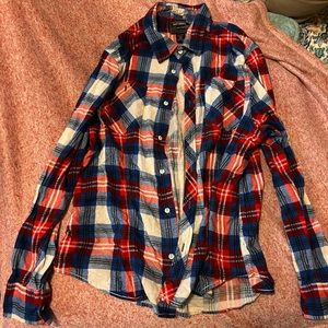 Plaid button down